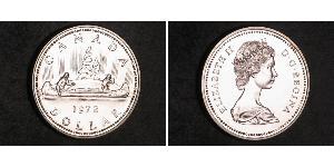 1 Доллар Канада Серебро Елизавета II (1926-2022)