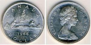1 Доллар Канада Серебро Елизавета II (1926-2022)