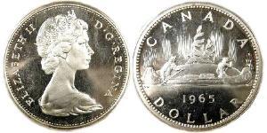 1 Доллар Канада Серебро Елизавета II (1926-2022)