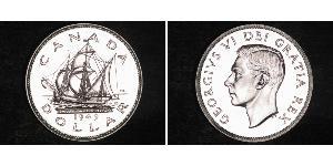 1 Доллар Канада Серебро Георг VI (1895-1952)