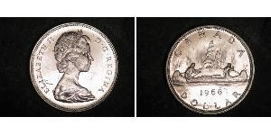 1 Доллар Канада Серебро Елизавета II (1926-2022)