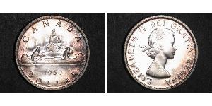 1 Доллар Канада Серебро Елизавета II (1926-2022)