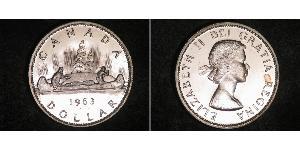 1 Доллар Канада Серебро Елизавета II (1926-2022)
