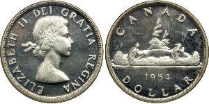 1 Доллар Канада Серебро Елизавета II (1926-2022)