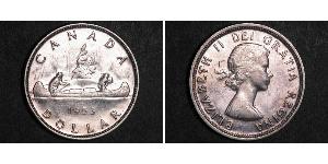 1 Доллар Канада Серебро Елизавета II (1926-2022)