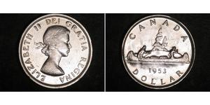 1 Доллар Канада Серебро Елизавета II (1926-2022)