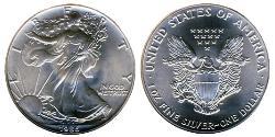 1 Доллар США (1776 - ) Серебро 
