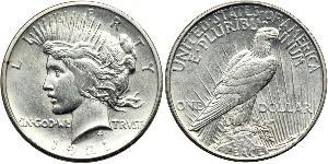 1 Доллар США (1776 - ) Серебро 