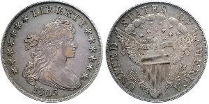 1 Доллар США (1776 - ) Серебро Anne Willing Bingham (1764-1801)