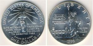 1 Доллар США (1776 - ) Серебро 