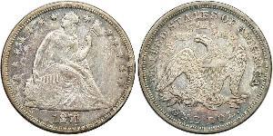 1 Доллар США (1776 - ) Серебро 