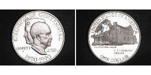 1 Доллар США (1776 - ) Серебро Дуайт Дэвид Эйзенхауэр (1890-1969)