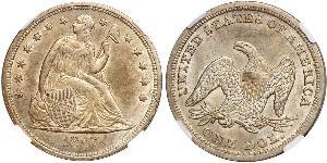 1 Доллар США (1776 - ) Серебро 