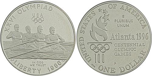 1 Доллар США (1776 - ) Серебро 