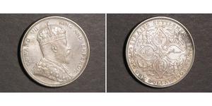 1 Доллар Стрейтс-Сетлментс (1826 - 1946) Серебро Эдуард VII (1841-1910)