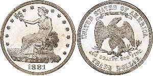 1 Доллар США (1776 - ) Серебро/Медь 