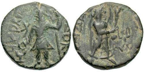 1 Драхма Кушанська імперія (60-375) Бронза Kanishka I (?-151)