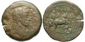 1 Драхма Римская империя (27BC-395) Бронза Адриан (76 - 138) 