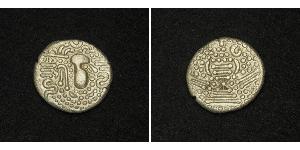 1 Драхма Western Chalukya Empire (973 - 1189) Серебро 