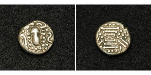 1 Драхма Western Chalukya Empire (973 - 1189) Серебро 