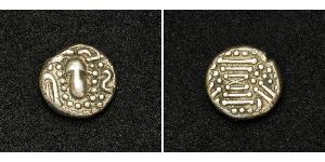 1 Драхма Western Chalukya Empire (973 - 1189) Срібло 