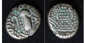 1 Драхма Western Chalukya Empire (973 - 1189) Срібло 