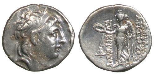 1 Драхма Держава Селевкідів (312BC-63 BC) Срібло Антіох VII  (?-129BC)