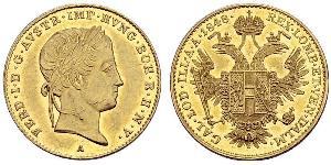 1 Дукат Австрийская империя (1804-1867) Золото Ferdinand I of Austria (1793 - 1875)