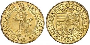 1 Дукат Австрия Золото Максимилиан III Австрийский (1558 – 1618)