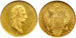 1 Дукат Австрійська імперія (1804-1867) Золото Francis II, Holy Roman Emperor (1768 - 1835)