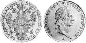 1 Дукат Австрійська імперія (1804-1867) Золото Francis II, Holy Roman Emperor (1768 - 1835)