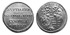 1 Дукат Ансбах (1398–1792) Золото Charles William Frederick, Margrave of Brandenburg-Ansbach (1712 – 1757)