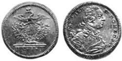 1 Дукат Ансбах (княжество) (1398–1792) Золото Charles William Frederick, Margrave of Brandenburg-Ansbach (1712 – 1757)