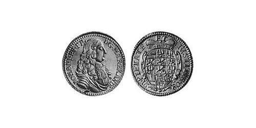 1 Дукат Ансбах (княжество) (1398–1792) Золото John Frederick, Margrave of Brandenburg-Ansbach (1654 – 1686)