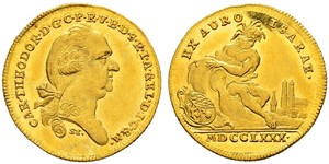 1 Дукат Бавария (курфюршество) (1623 - 1806) Золото 