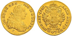 1 Дукат Габсбурзька імперія (1526-1804) Золото Joseph II, Holy Roman Emperor  (1741 - 1790)