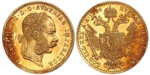 1 Дукат Габсбурзька імперія (1526-1804) Золото Франц Иосиф I (1830 - 1916)