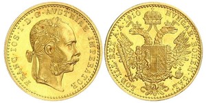 1 Дукат Габсбурзька імперія (1526-1804) Золото Франц Иосиф I (1830 - 1916)