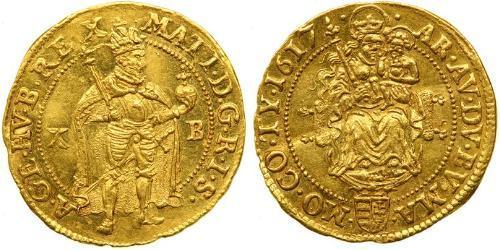 1 Дукат Габсбурзька імперія (1526-1804) Золото Matthias, Holy Roman Emperor (1557 - 1619)