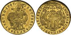 1 Дукат Зальцбург (1328 - 1803) Золото 