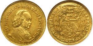 1 Дукат Зальцбург (1328 - 1803) Золото 