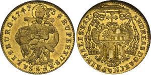 1 Дукат Зальцбург (1328 - 1803) Золото 