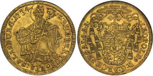 1 Дукат Зальцбург (1328 - 1803) Золото 
