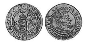 1 Дукат Княжество Трансильвания (1571-1711) Золото Gabriel Báthory (1589 – 1613)