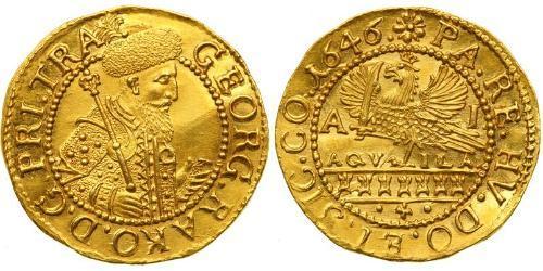 1 Дукат Княжество Трансильвания (1571-1711) Золото Ракоци Юрий І (1593-1648)