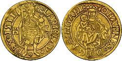 1 Дукат Королевство Венгрия (1000-1918) Золото Янош Запольяи (1487 - 1540)