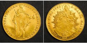1 Дукат Королевство Венгрия (1000-1918) Золото 