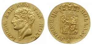 1 Дукат Королевство Голландия (1806 - 1810) Золото 