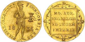 1 Дукат Королевство Нидерланды (1815 - ) Золото 