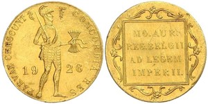 1 Дукат Королевство Нидерланды (1815 - ) Золото 